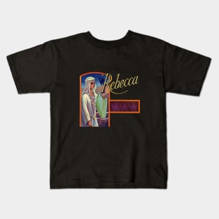 Queen Rebecca Brand Oranges Vintage Label Kids T-Shirt